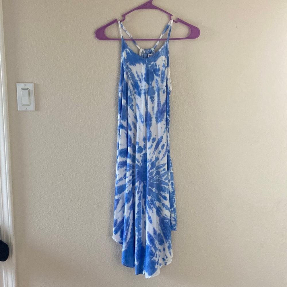 Cat & Jack Girls tie dye sleeveless summer dress. Size L (10/12)